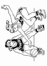 Basketbal Coloring Fun Kids Votes Library Clipart Illustration sketch template