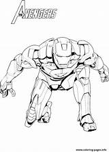 Coloring Iron Man Superheros Pages Avengers Printable sketch template