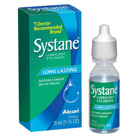 Systane Long Eyes Lubricant Eye Drops For Dry Eyes Symptoms 15ml 0 51