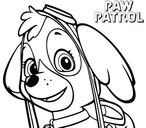 paw patrol coloring pages printable  printable coloring pages paw