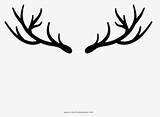 Deer Antler Horns sketch template