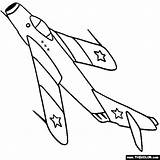 Airplanes Avion Mig Coloriage Chasse Ww2 Aircraft Imprimer Thecolor Drawn Satisfaisant Jets Spitfire Getdrawings sketch template