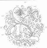Patterns Crewel Embroidery sketch template