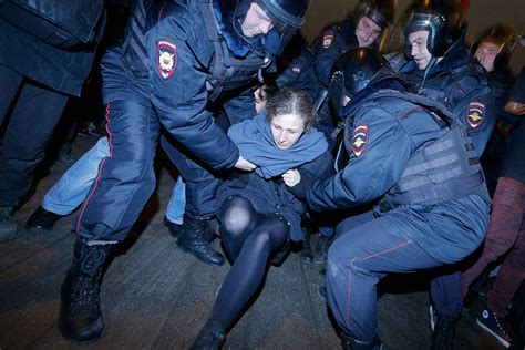 Pussy Riot Singer Maria Alyokhina Arrested During Alexei Navalny Protests