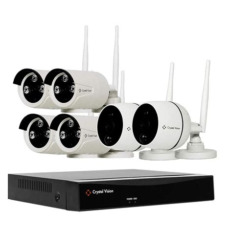 crystal vision  channel wireless p full hd mp tb hard drive surveillance system