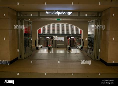entrance   ijpassage   central train station  amsterdam  netherlands