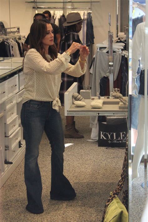 Kyle Richards Shopping At Her Own Store In Beverly Hills