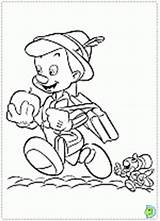 Coloring Pinocchio Dinokids Pages Coloringdisney sketch template