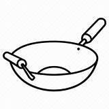 Wok Drawing Coloring Sketch Template Paintingvalley sketch template