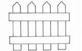 Fence Picket Fences sketch template