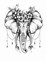 Vorlagen Elefant Elefanten Grafik Tattoovorlage Elefantenkopf Elefante Kinderbilder Plantilla Maori Tattoodesign Thigh Feminine Zeichnen Gray Adres Nasilkullanilir Ness Desde sketch template