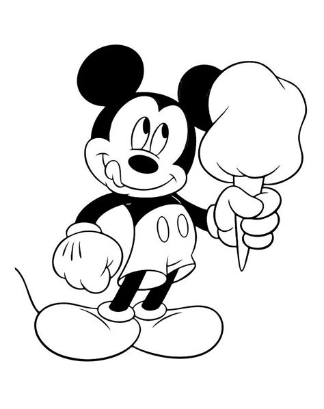 maus mickey colouring pages