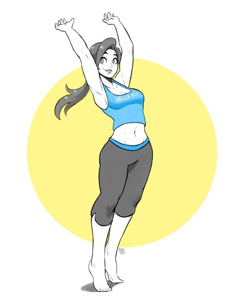 hella fit by ravenousruss wii fit trainer know your meme