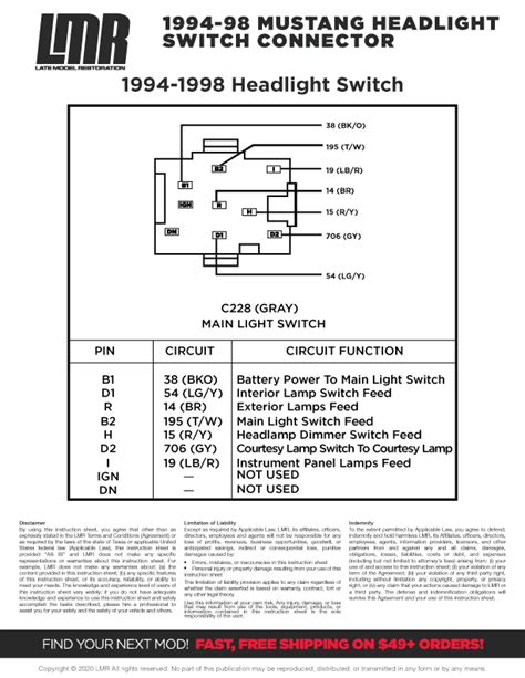 dodge ram headlight switch wiring