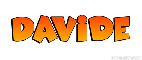 davide logo   design tool  flaming text