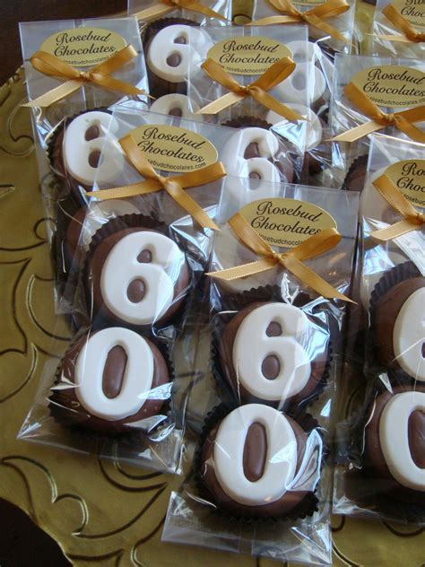 pin  rosebud chocolates  numbers chocolate number party favors
