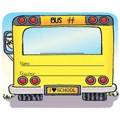 kindergarten bus tags ideas bus tags bus beginning  school