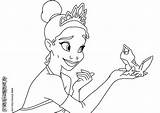 Coloring Princess Pages Frog Tiana Disney Lottie Printable Popular Coloringhome Comments sketch template