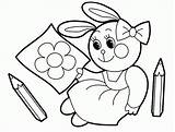 Rabbit раскраски доску выбрать Learningprintable Coloringhome sketch template