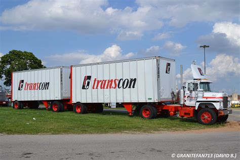 transcon  mack ust  doubles  trucks buses trains  granitefan flickr