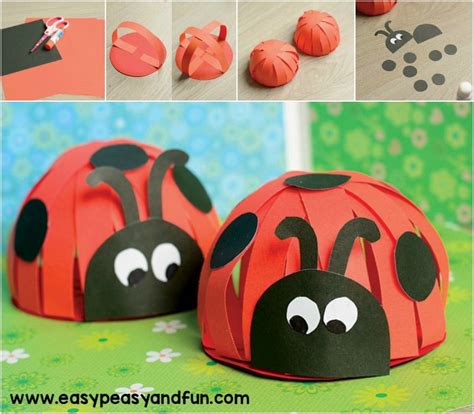 paper ladybug craft easy peasy  fun