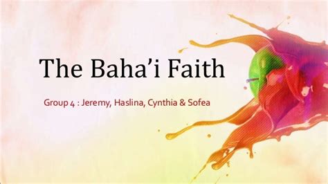 bahai faith