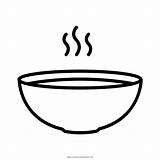 Bol Caliente Coloriage Cuenco Sopa Soup Porridge Soupe Piring Mangkuk Bubur Makanan Menggambar Mewarnai Sarapan Bouillie Ultracoloringpages sketch template
