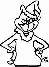 Grinch Cartoon Stole Whoville Detailed sketch template