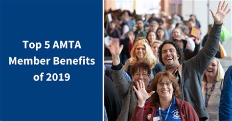 top 5 amta member benefits of 2019 amta la