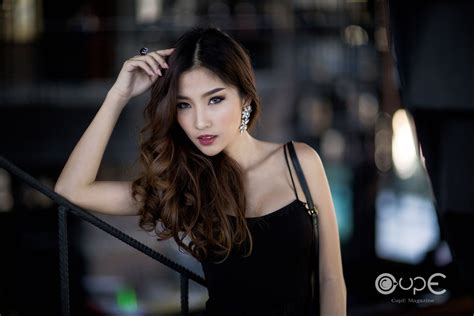wallpaper model long hair asian singer dress ohly atita wittayakajohndet thailand