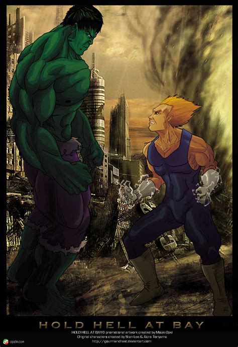 Vegeta Vs Hulk Promo Art By Gourmandhast On Deviantart