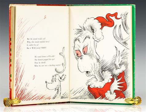grinch stole christmas dr seuss  edition signed