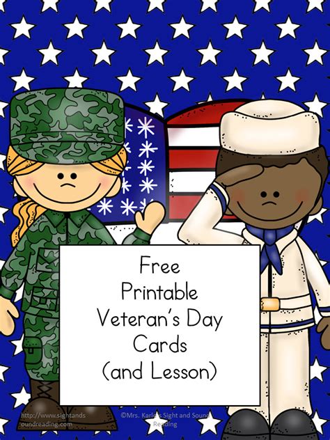 printable veterans day cards  printable cards kindergarten