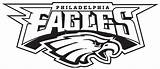 Eagles Football Team Coloring Philadelphia Pages Logo Nfl Printable Wallsticker sketch template