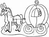 Carriage Cinderella Carrosse Transporte Coloriages Xcolorings sketch template