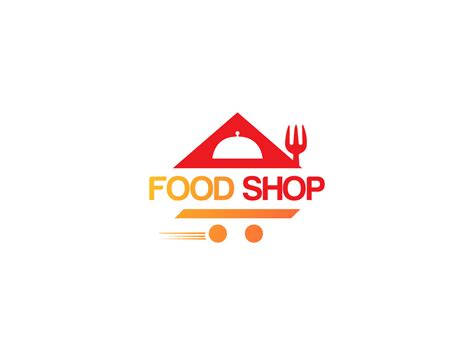 food shop logo  md eman ali  dribbble