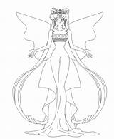 Serenity Queen Pages Coloring Neo Moon Sailor Princess Deviantart Getcolorings Color Lineart Printable Nads6969 Drawings sketch template