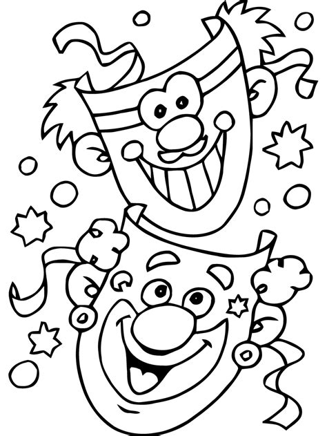 ideas  coloring carnival coloring printables