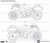 Kawasaki Ninja Templates 10r Zx Preview Template sketch template