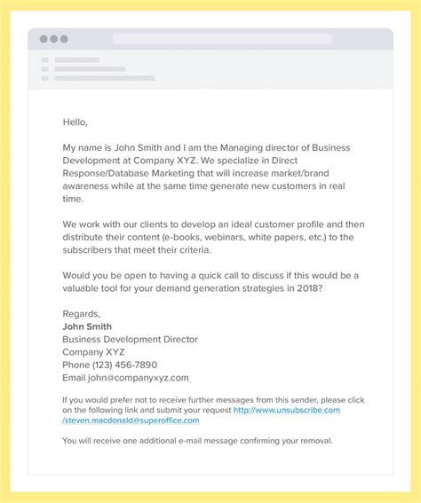 write  business email    deal examples  reverb