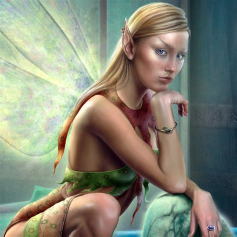 Cg Fantasy Fantasy Elf Woman Art Ipad Iphone Hd