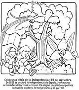 Guatemala Coloring Pages Para La Independence El Independencia Getcolorings Día Printable Derechos sketch template