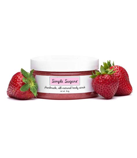simple sugars strawberry body scrub dillards