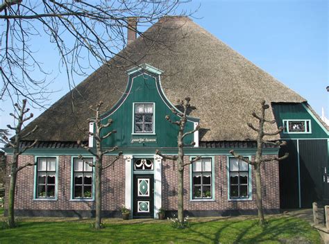 thatched roof  farm houses holland  heritage  province     world