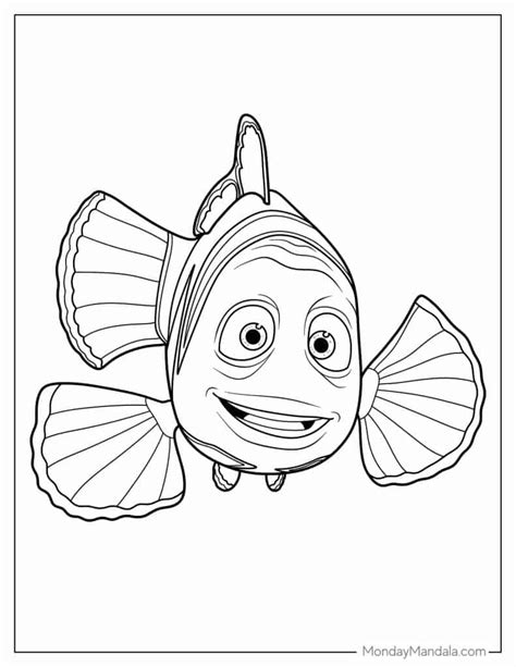 nemo coloring pages printables