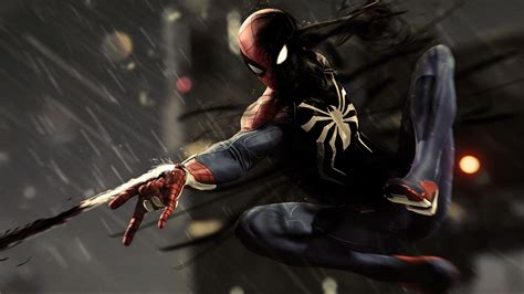 spider man black  red gaming