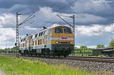 Db Class 216 Large Diesel Locomotive Of The Db Ag