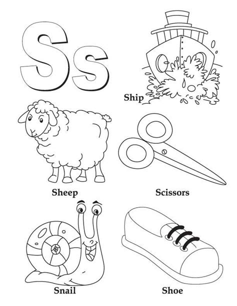 coloring book letter  coloring page letter  worksheets