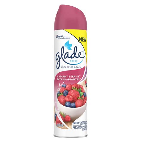glade radiant berries air freshener room spray shop air fresheners