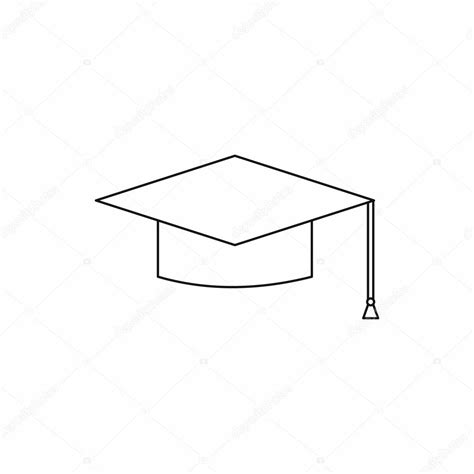 graduation cap outline svg  dxf include  svg characters